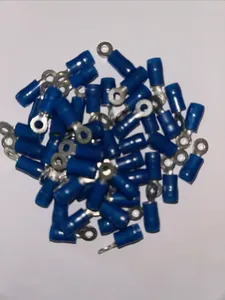MS25036-106 16-14 #6 Stud Ring Term. Nylon Insulated Aviation Grade 50 pcs.